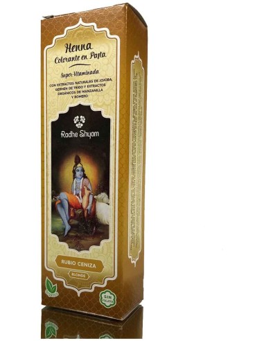 Radhe Shyam Henna Pasta Rubio Ceniza 200Ml