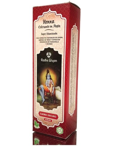 Henna Pasta Super Caoba Oscuro 200 Ml