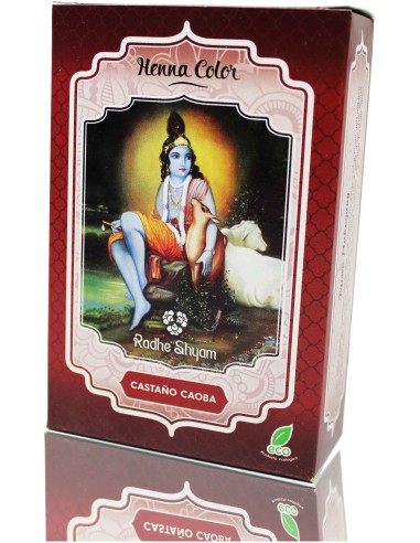 Henna Castaño Caoba Polvo Radhe 100 G