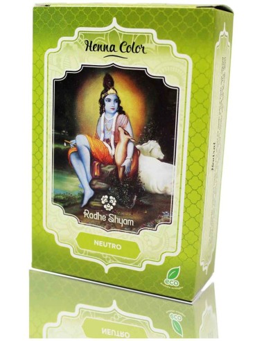 Radhe Shyam Henna Tinte Neutro Brillo Polvo 100G