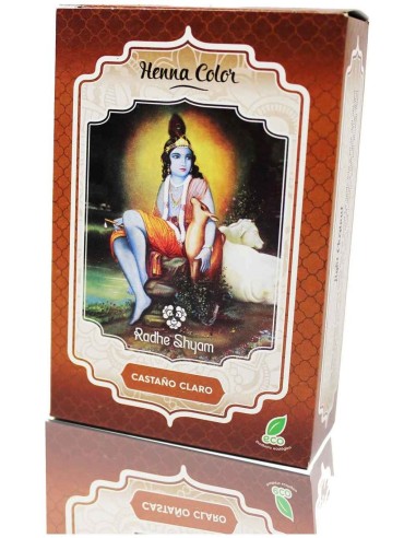 Henna Radhe Castaño Claro Polvo 100 Gr