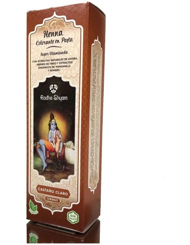 Henna Pasta Castaño Claro Radhe 200 Ml