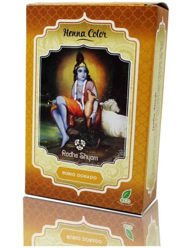 Henna Rubio Dorado Polvo Radhe 100 Gr