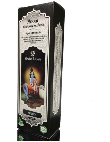 Henna Pasta Negro Radhe Shyam 203 Ml