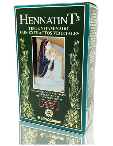 Radhe Shyam Hennatint Castaño Oscuro 60Ml