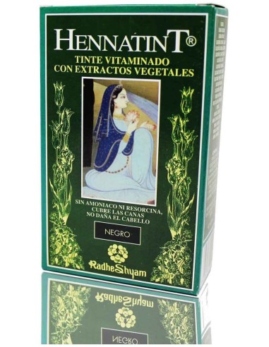 Hennatint Negro Radhe Shyam 120 Ml