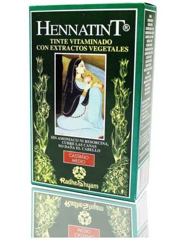 Radhe Shyam Hennatint Castaño Medio 60Ml