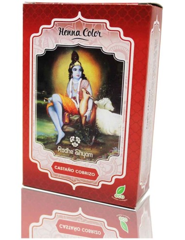 Radhe Shyam Henna Castaño Cobrizo En Polvo