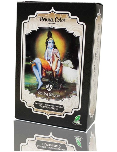 Henna Radhe Castaño Oscuro Profundo Tratam. 100 G