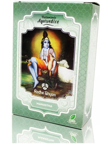 Radhe Shyam Manjistha Tratamiento Capilar Natural 100G