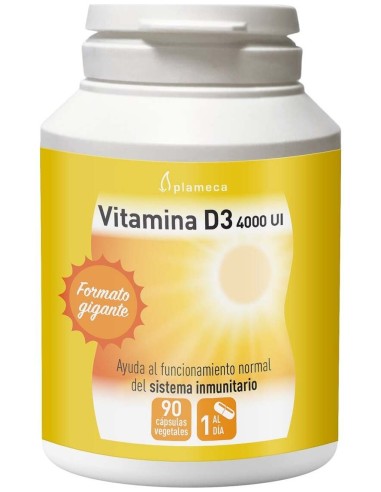 Plameca Vitamina D3 4000 Ui 90 Cápsulas