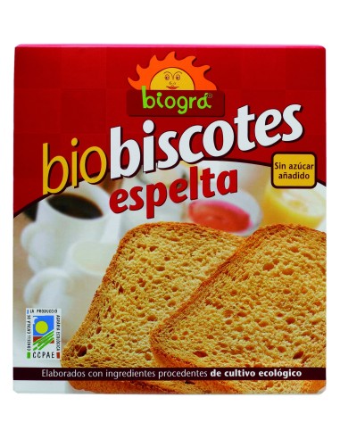 Biogra Biscotes Bio Espelta 270G