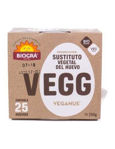 Biogra Sustituto Vegetal Huevo Vegg 250G