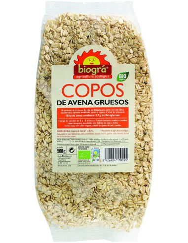 Copos De Avena Gruesos 500 G Biogra Bio