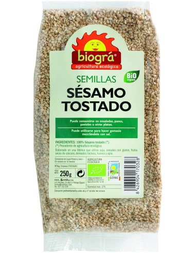 Sesamo Tostado 250 G Biogra Bio