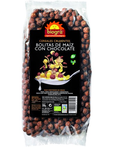 Bolitas De Cereales Con Chocolate 250 G Biogra Bio