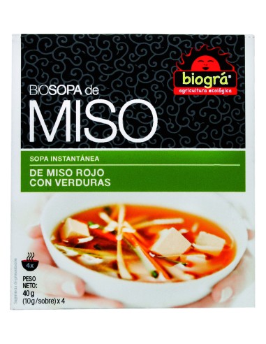 Sopa Miso Con Verduras Biogra 10 G