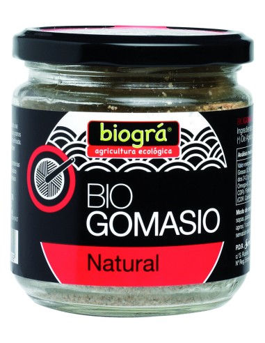 Gomasio Natural 120 G Biogra Envase Cristal