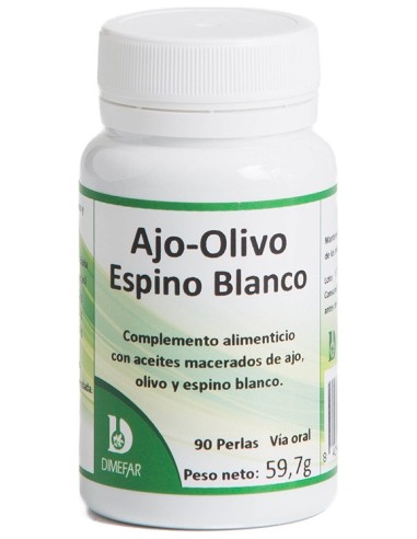 Dimefar Ajo+Olivo+Espino 90 Perlas