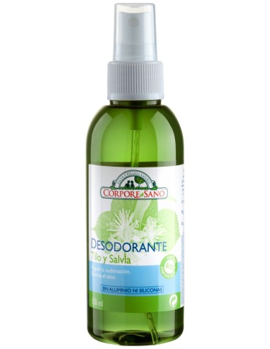 Corpore Sano Desodorante Spray Tilo Y Salvia Bio 150Ml