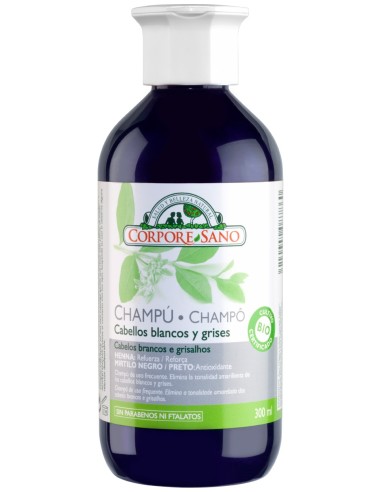 Corpore Sano Champú Henna Cabellos Blancos 300Ml