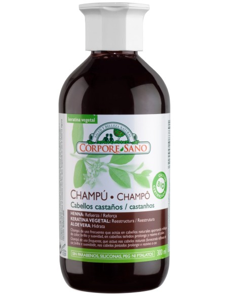 Corpore Sano Champu Cabellos Castaño 300M Bio