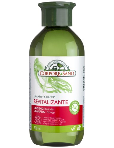 Champu Revitalizante Ginseng Y Granada 300 Ml Bio