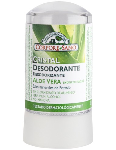 Desod. Mineral Aloe 60 Gr.Potassium Alum Y Aloe Ve