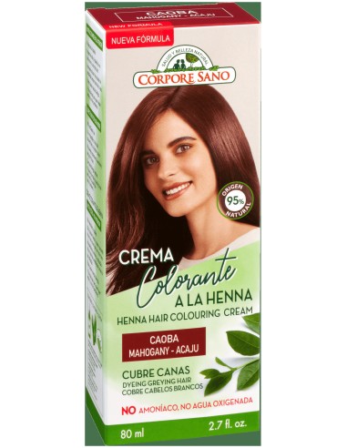 Corpore Sano Crema Colorante Cabello Caoba 80Ml