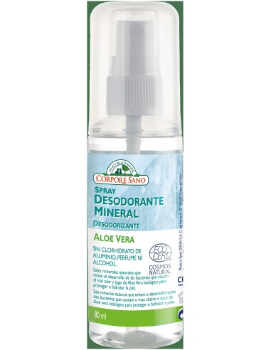 Corpore Sano Desodorante Spray Alumbre Y Aloe Vera 80Ml