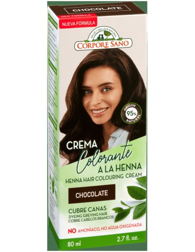 Corpore Sano Crema Colorante Cabello Chocolate 80Ml