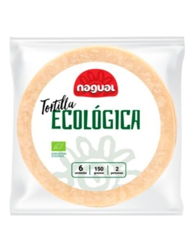 Nagual Tortilla Maíz Bio Sin Gluten 6Uds