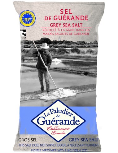 Le Paludier De Guerande Sal Gris Gruesa Guerande 5000G