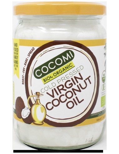 Aceite Coco Virgen Formato Grande Bio 500 Ml