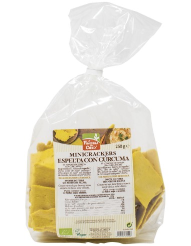 La Finestra Sul Cielo Mini Crackers Espel Curcum Bio 250 G