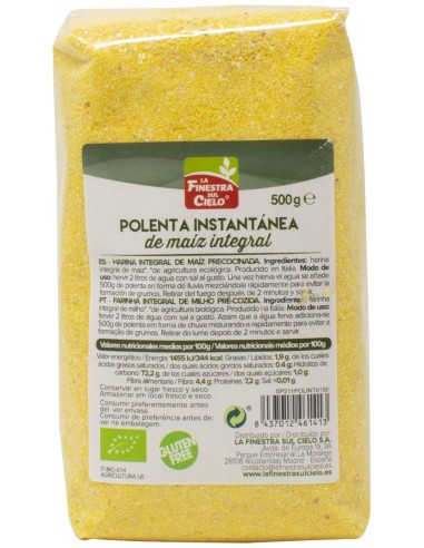 Polenta Instantanea Integral Bio 500 G