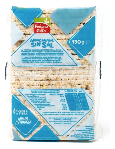 Finestra Sul Cielo Soffiette Arroz S/Sal 130 G