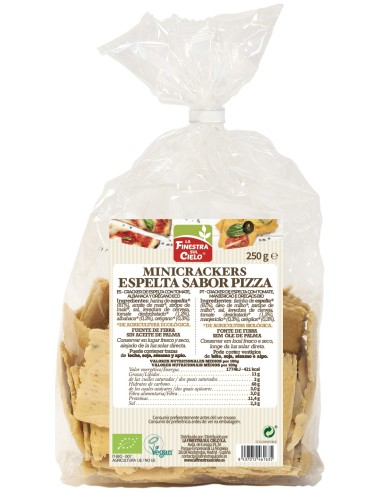 La Finestra Sul Cielo Mini Crakers Espelta Pizza 250 G