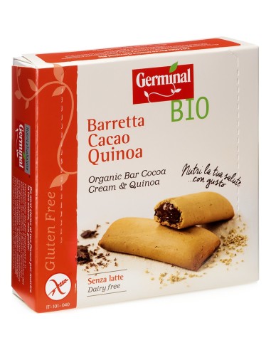 Germinal Barrita Quinoa Rellena Cacao Bio Sin Gluten 180G