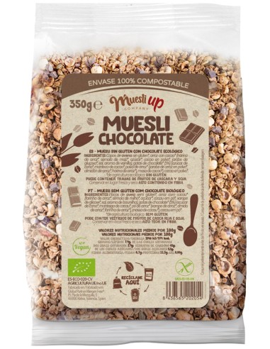 The Muesli Up Chocolate Coco Sin Gluten Bio 350G