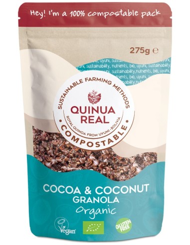 Quinoa Real Granola Quinoa Cacao Coco Bio 250G