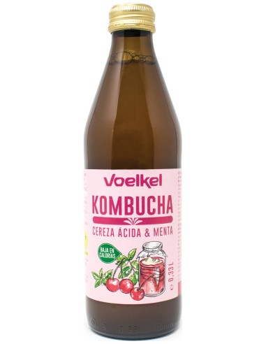 Voelkel Kombucha Cereza Y Menta Bio 6X330Ml