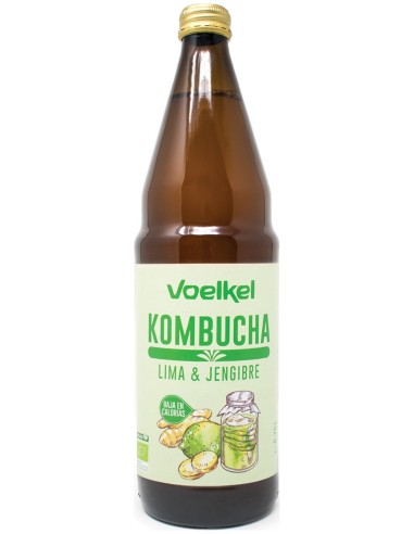 Voelkel Kombucha Lima Y Jengibre Bio 6X750Ml