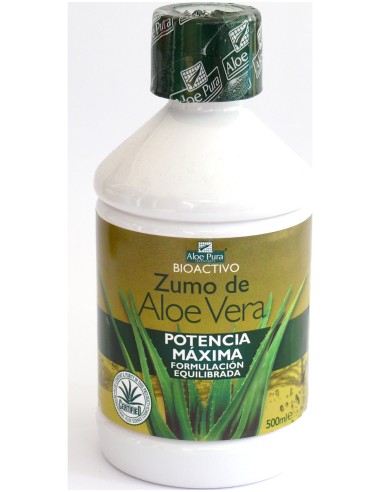 Aloe Pura Jugo Aloe Vera Fuerza Máxima 500Ml