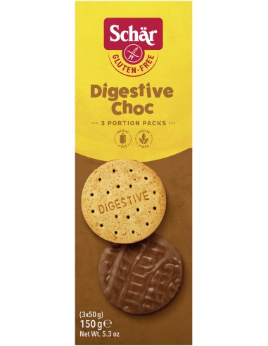 Schar Digestive Choc 150G