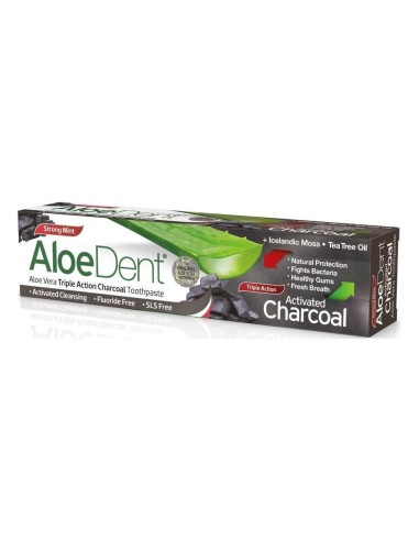 Dentifrico Aloe Vera Carbon Activo 100 Ml