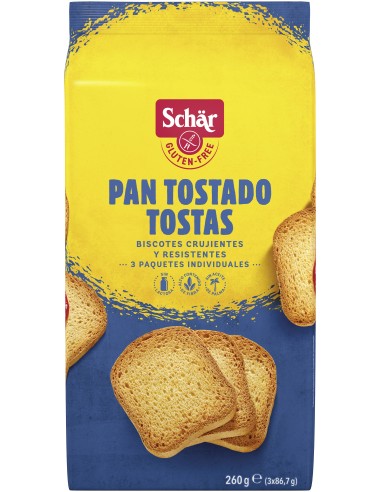 Pan Tostado Tostas 260 G Fette Biscottate