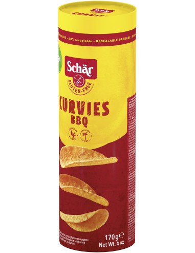 Schar Patatas Curvies Bbq Sin Gluten 170Gr