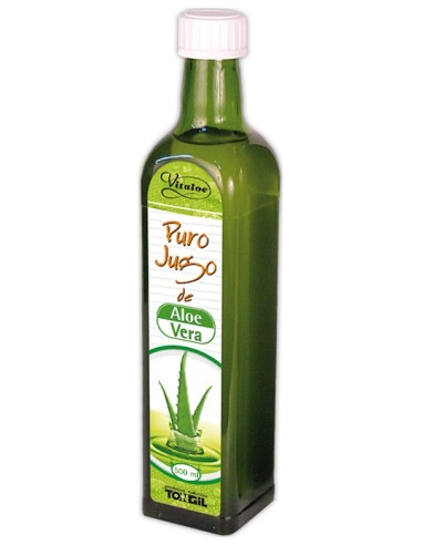 Vitaloe Puro Jugo De Aloe Vera  500 Ml (Cristal)