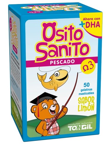 Tongil Osito Sanito Pescado 50Gelatinas Masticable